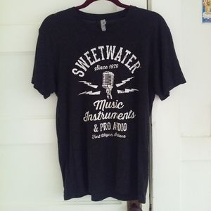 Comfy Sweetwater Bolt Mic Music Tee Shirt